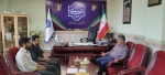 دیدار مسئول بسیج دانشجویی شهرستان محمودآباد با رئیس دانشکده 2