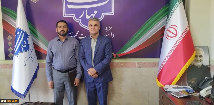 تقدیر رییس دانشکده از خبرنگار  3