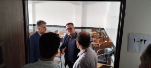 بازدید نماینده نظارت، ارزیابی و تضمین کیفیت دانشگاه ملی مهارت کشور از اداره خدمات دانشکده 3