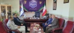 بازدید نماینده نظارت، ارزیابی و تضمین کیفیت دانشگاه ملی مهارت کشور از اداره خدمات دانشکده 10