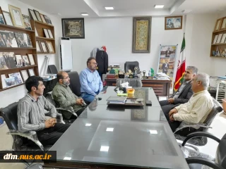 دیدار ریاست دانشکده ملی مهارت محمودآباد با مدیر مجموعه شهدای ناوچه پیکان محمودآباد