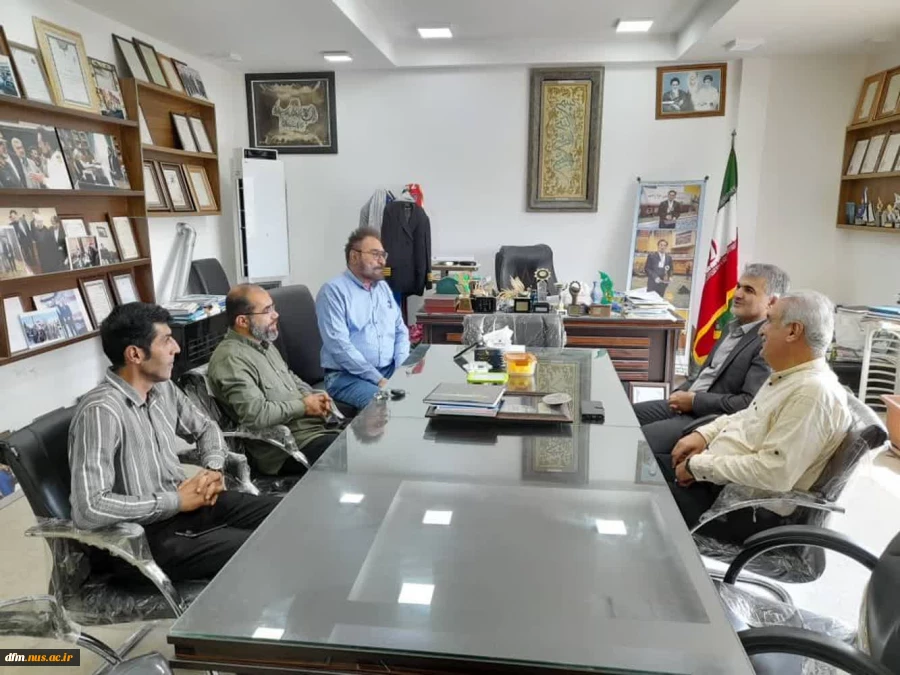 دیدار ریاست دانشکده ملی مهارت محمودآباد با مدیر مجموعه شهدای ناوچه پیکان محمودآباد  2