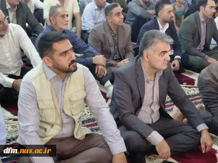 حضور جمعی از  مسئولان دانشگاه ملی مهارت مازندران  در نماز جمعه شهر سرخ رود 2
