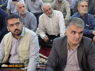حضور جمعی از  مسئولان دانشگاه ملی مهارت مازندران  در نماز جمعه شهر سرخ رود 3