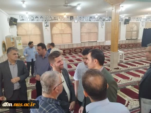 حضور جمعی از  مسئولان دانشگاه ملی مهارت مازندران  در نماز جمعه شهر سرخ رود 4