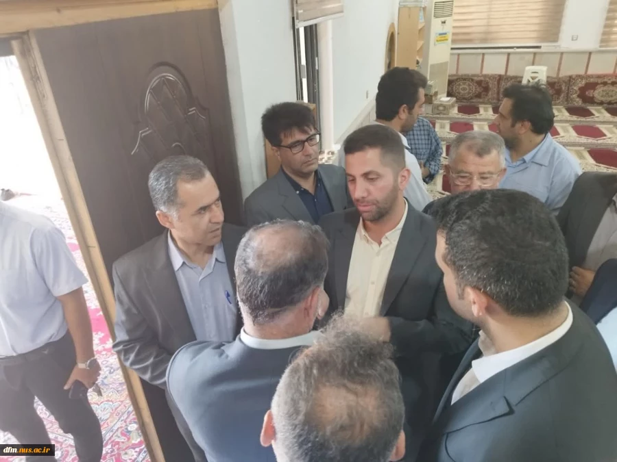 حضور جمعی از  مسئولان دانشگاه ملی مهارت مازندران  در نماز جمعه شهر سرخ رود 6