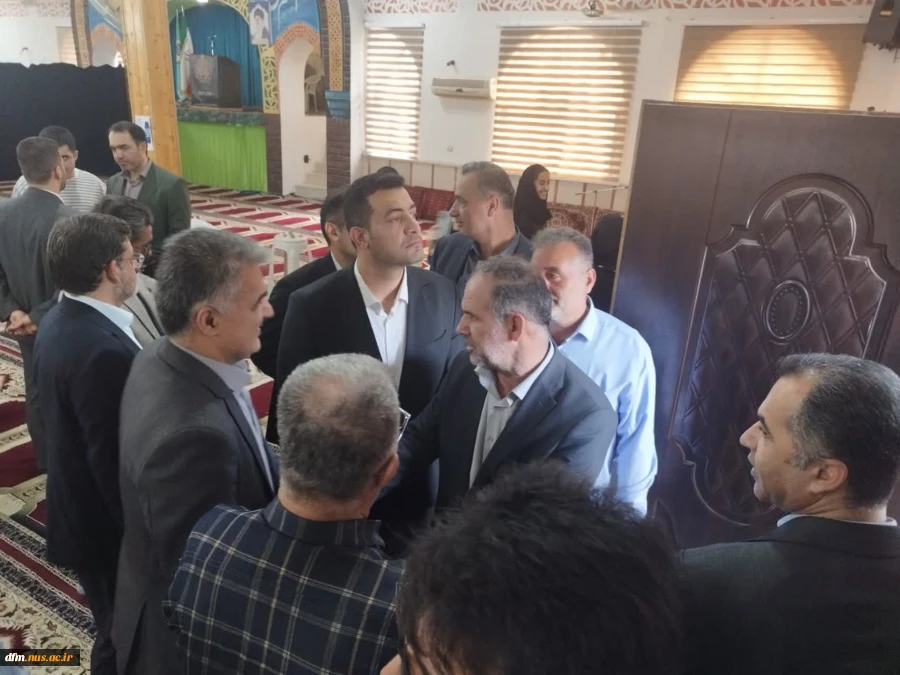 حضور جمعی از  مسئولان دانشگاه ملی مهارت مازندران  در نماز جمعه شهر سرخ رود 7