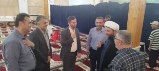 حضور جمعی از  مسئولان دانشگاه ملی مهارت مازندران  در نماز جمعه شهر سرخ رود 8