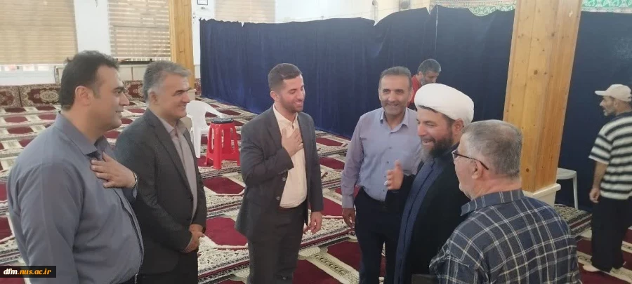 حضور جمعی از  مسئولان دانشگاه ملی مهارت مازندران  در نماز جمعه شهر سرخ رود 8
