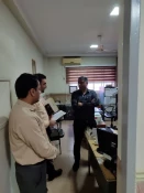 بازدید  معاونت محترم مدیرکل امور مالی دانشگاه ملی مهارت از دانشکده. 2