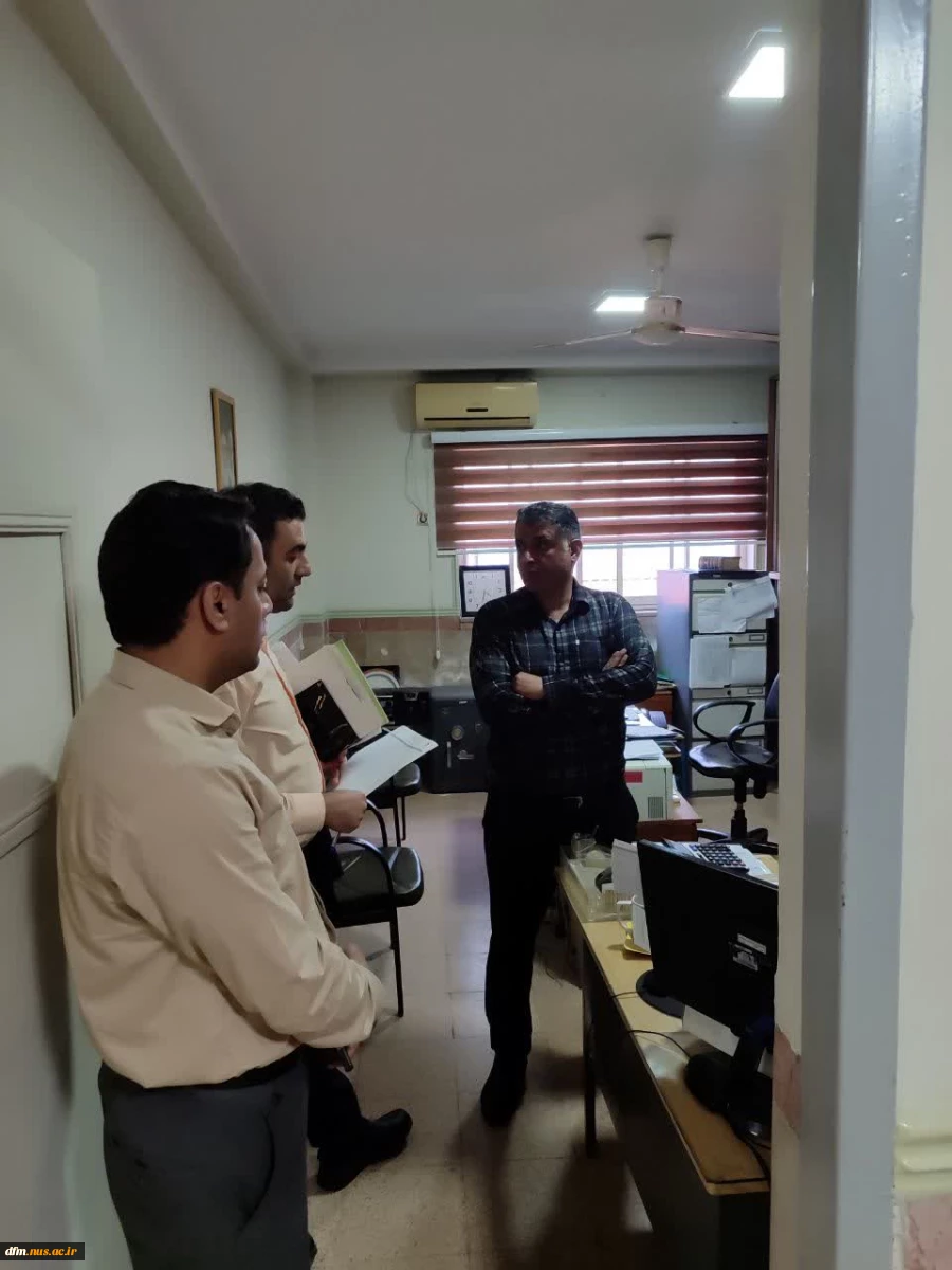 بازدید  معاونت محترم مدیرکل امور مالی دانشگاه ملی مهارت از دانشکده. 2