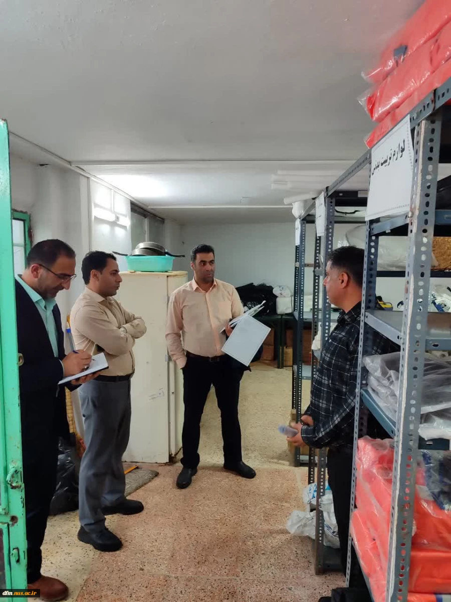 بازدید  معاونت محترم مدیرکل امور مالی دانشگاه ملی مهارت از دانشکده. 4