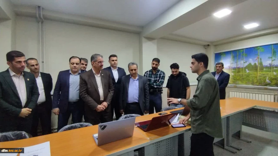 بازدید دکتر زمانی، ریاست دانشگاه ملی مهارت کشور از دانشکده  2