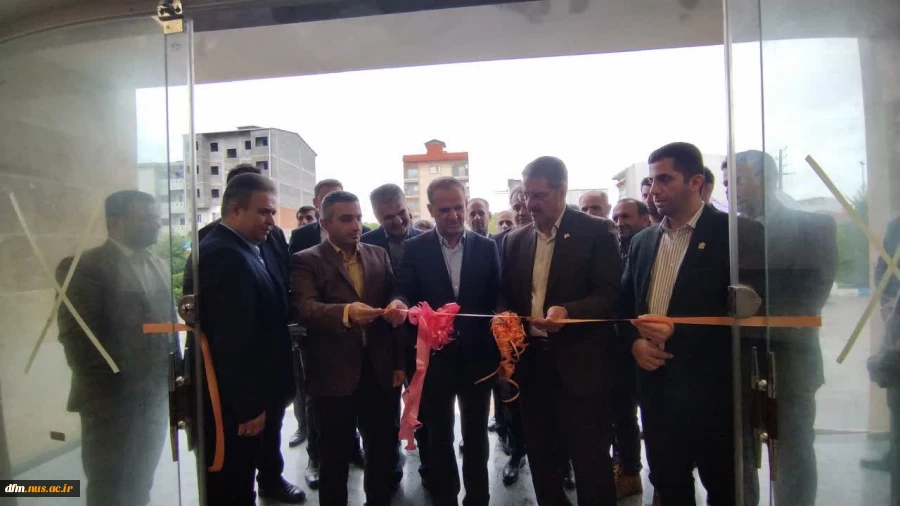 ساختمان تربیت بدنی دانشکده با حضور ریاست دانشگاه ملی مهارت کشور افتتاح شد 2