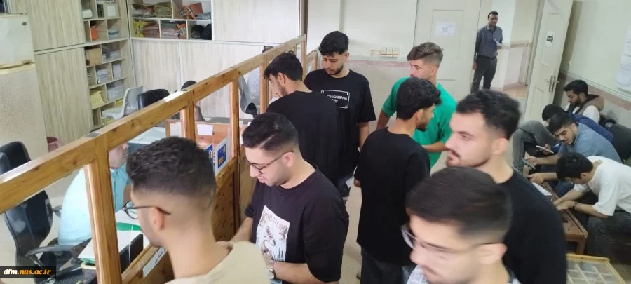 بازدید ریاست دانشکده از واحد‌های مختلف دانشکده 3