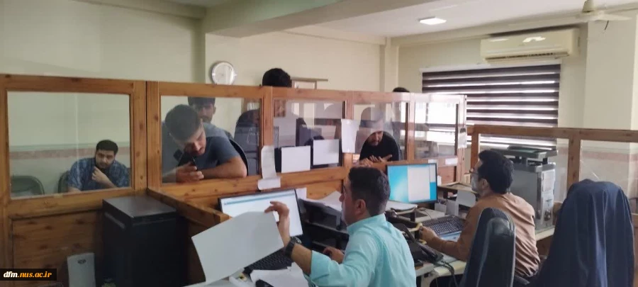 بازدید ریاست دانشکده از واحد‌های مختلف دانشکده 6