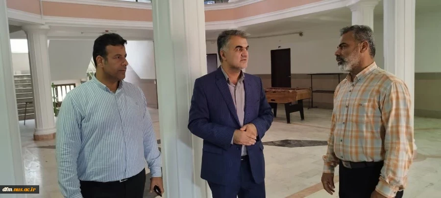 بازدید ریاست دانشکده از واحد‌های مختلف دانشکده 7