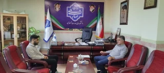 دیدار فرمانده پایگاه بسیج دانشجویی با ریاست دانشکده