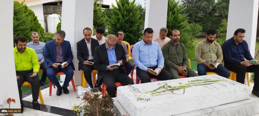 مراسم پرفیض زیارت عاشورا در جوار شهدای گمنام وزارت نفت برگزار شد  3