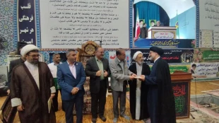 حضور ریاست دانشکده در مراسم تودیع و معارفه امام جمعه محمودآباد  7