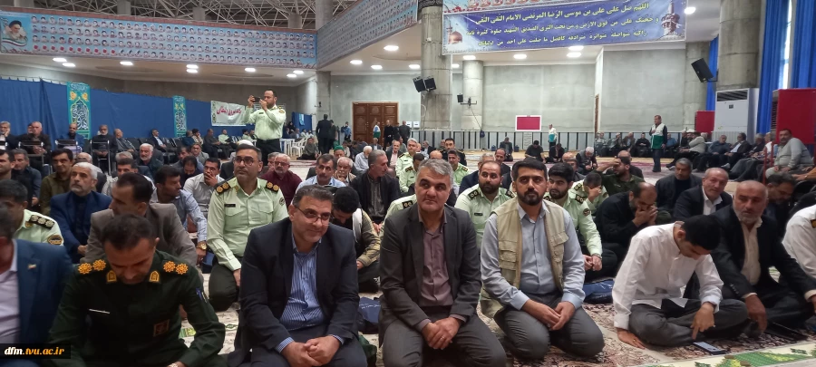 حضور ریاست دانشکده در مراسم تودیع و معارفه امام جمعه محمودآباد  2