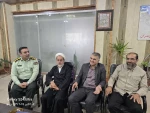 دیدار ریاست دانشکده با فرمانده انتظامی شهرستان محمودآباد 2
