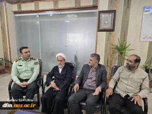 دیدار ریاست دانشکده با فرمانده انتظامی شهرستان محمودآباد 4