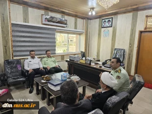 دیدار ریاست دانشکده با فرمانده انتظامی شهرستان محمودآباد 6