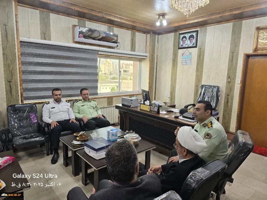 دیدار ریاست دانشکده با فرمانده انتظامی شهرستان محمودآباد 6