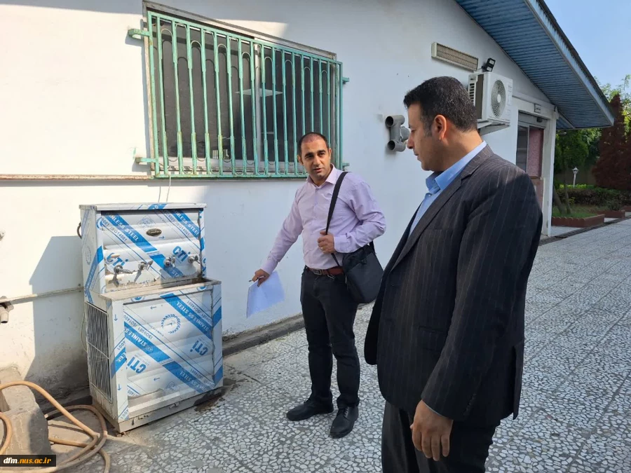 بازدید کارشناس شبکه بهداشت از دانشکده 3