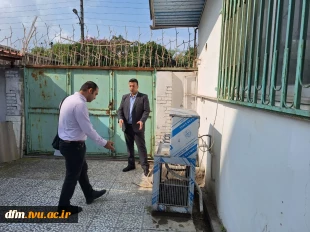 بازدید کارشناس شبکه بهداشت ازدانشکده 4