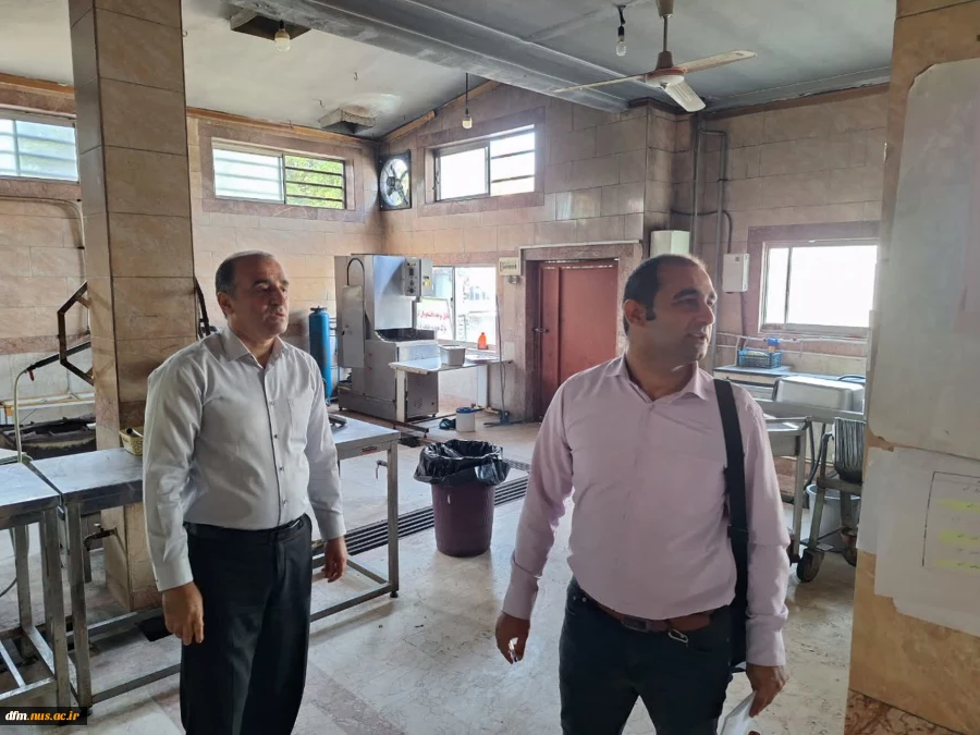 بازدید کارشناس شبکه بهداشت ازدانشکده 7