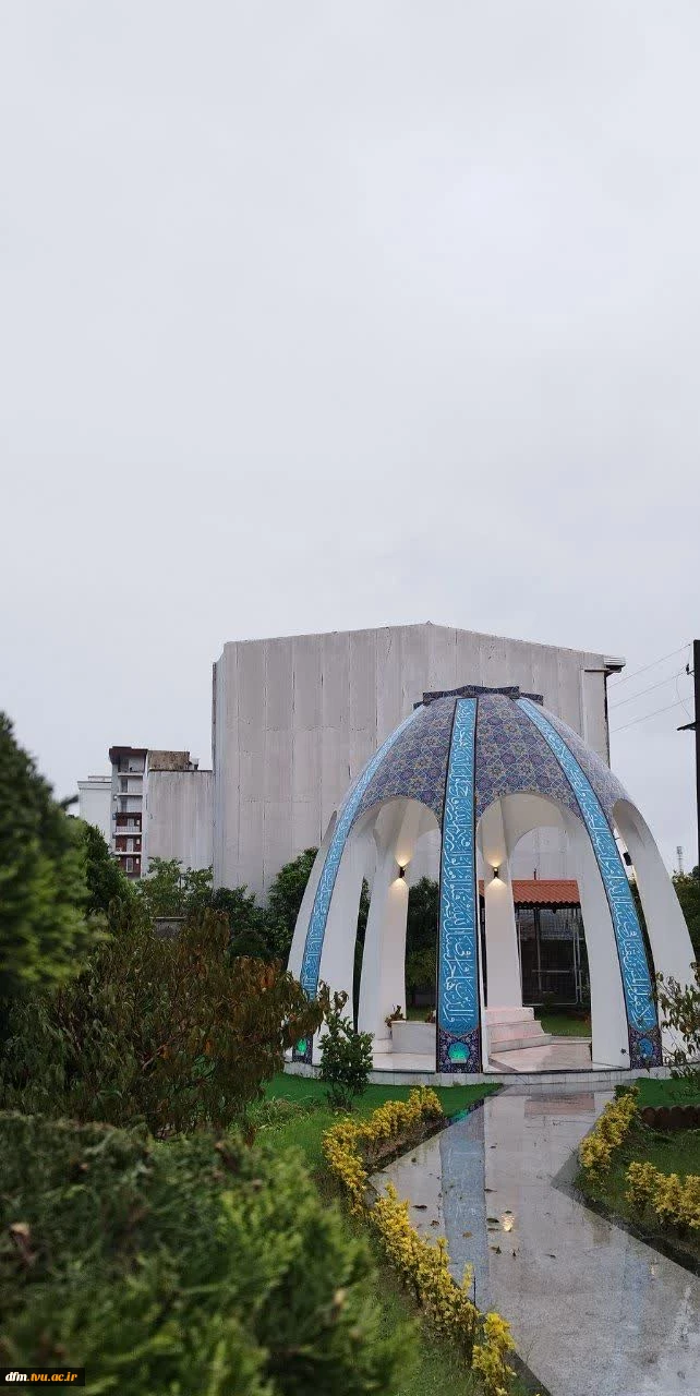 سنگ مزار شهید گمنام، در دانشکده فنی و حرفه ای محمودآباد نصب شد 7