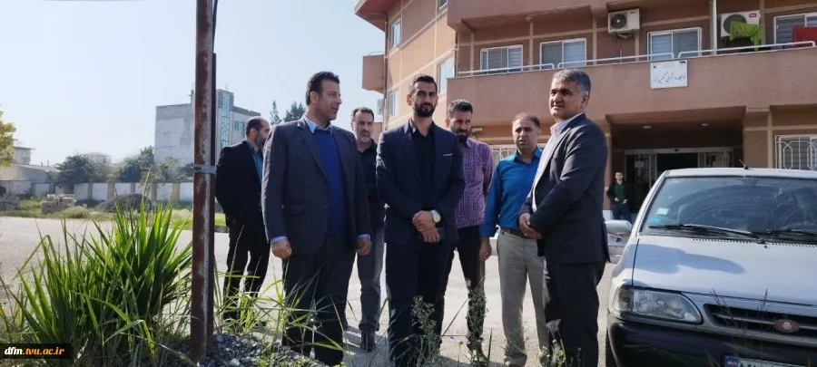 دیدار رئیس اداره ورزش و جوانان محمودآباد  با رئیس دانشکده 6