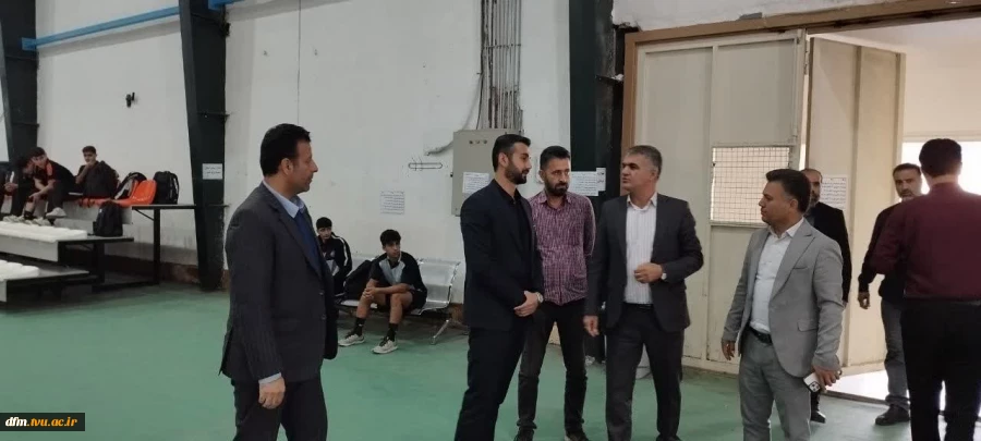 دیدار رئیس اداره ورزش و جوانان محمودآباد  با رئیس دانشکده 10