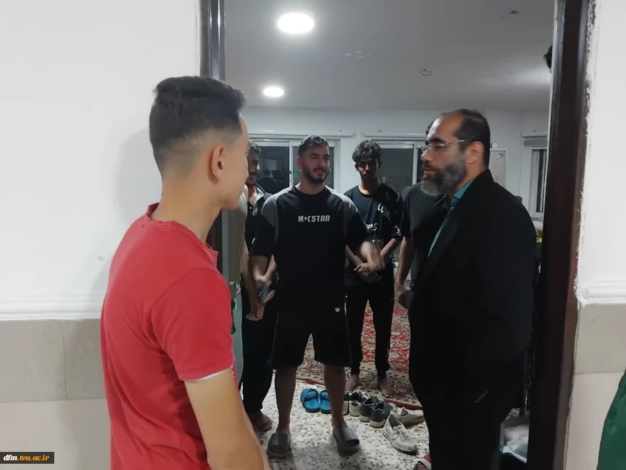 بازید معاونت فرهنگی و دانشجویی، حراست و رییس امور دانشجویی از خوابگاه دانشجویی دانشکده  5