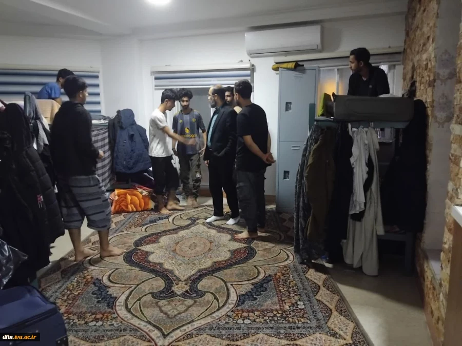 بازید معاونت فرهنگی و دانشجویی، حراست و رییس امور دانشجویی از خوابگاه دانشجویی دانشکده  6
