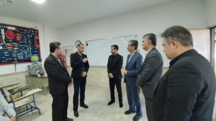 بازدید معاونت آموزشی دانشگاه ملی مهارت کشور از دانشکده 5
