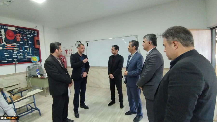 بازدید معاونت آموزشی دانشگاه ملی مهارت کشور از دانشکده 5