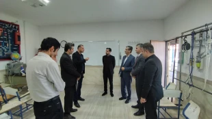 بازدید معاونت آموزشی دانشگاه ملی مهارت کشور از دانشکده 6