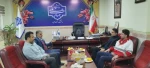 دیدار رئیس جمعیت هلال احمر شهرستان محمودآباد با ریاست دانشکده 4