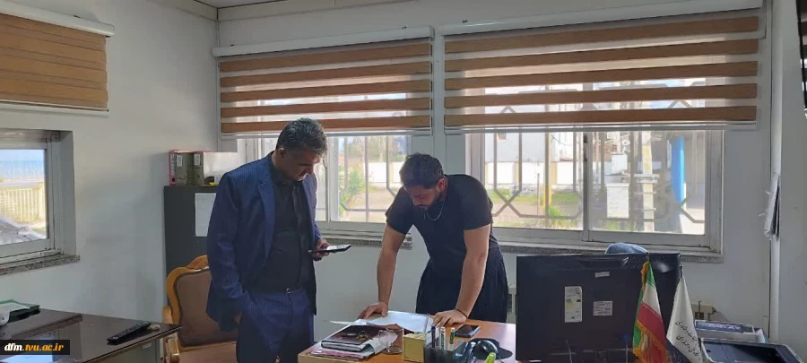 بازدید ریاست دانشکده از خوابگاه دانشجویی 5