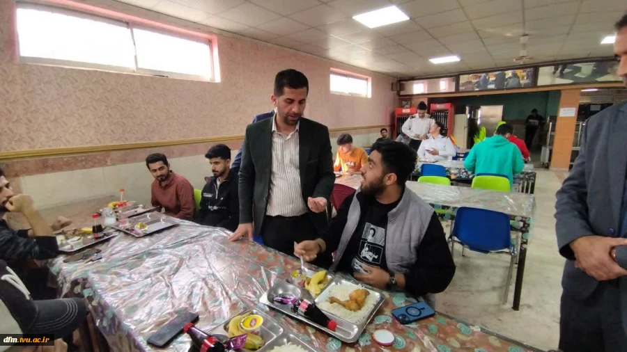 به مناسبت روز دانشجو؛
 رئیس دانشگاه ملی مهارت استان  از سلف سرویس دانشکده ملی مهارت محمودآباد بازدید کرد 6