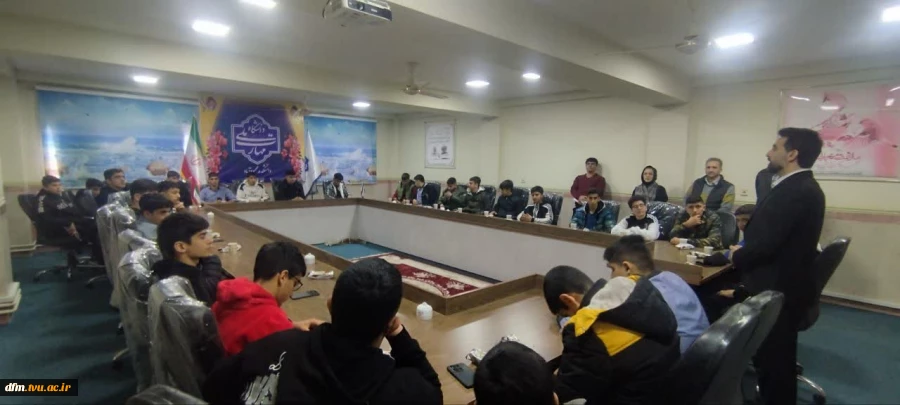 بازدید دانش‌آموزان مدرسه شایستگان از  دانشکده 3