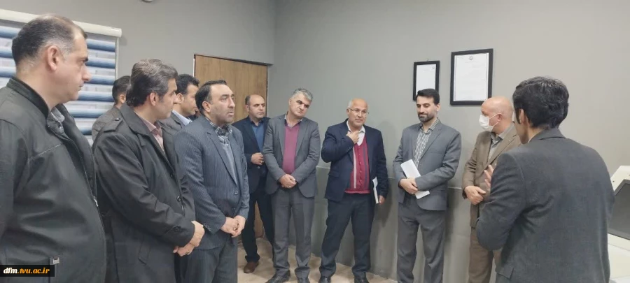 بازدید مدیر کل خدمات آموزشی دانشگاه ملی مهارت از کارگاه دریایی دانشکده  5