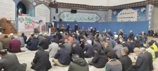 حضور ریاست و جمعی از کارکنان دانشکده  در مراسم گرامیداشت یوم الله 9 دی 4
