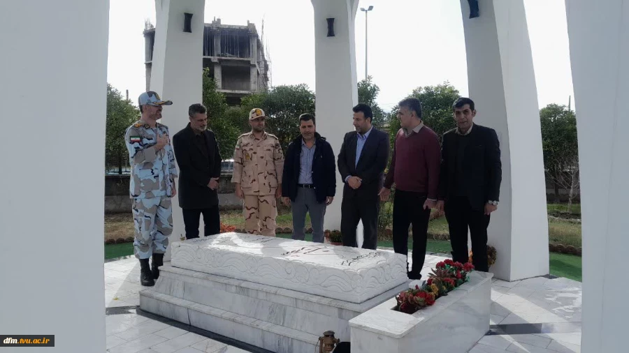 بازدید معاون آموزش مرکز آموزش دریایی فرماندهی مرزبانی علی ابن ابیطالب بابلسر از دانشکده  2