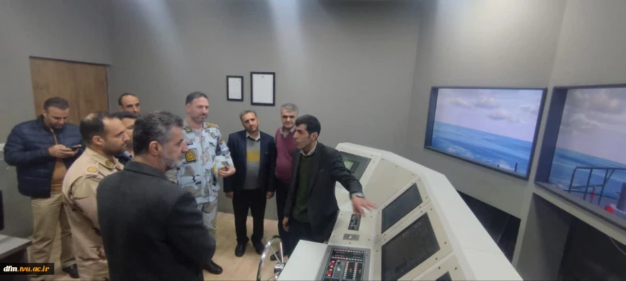 بازدید معاون آموزش مرکز آموزش دریایی فرماندهی مرزبانی علی ابن ابیطالب بابلسر از دانشکده  7