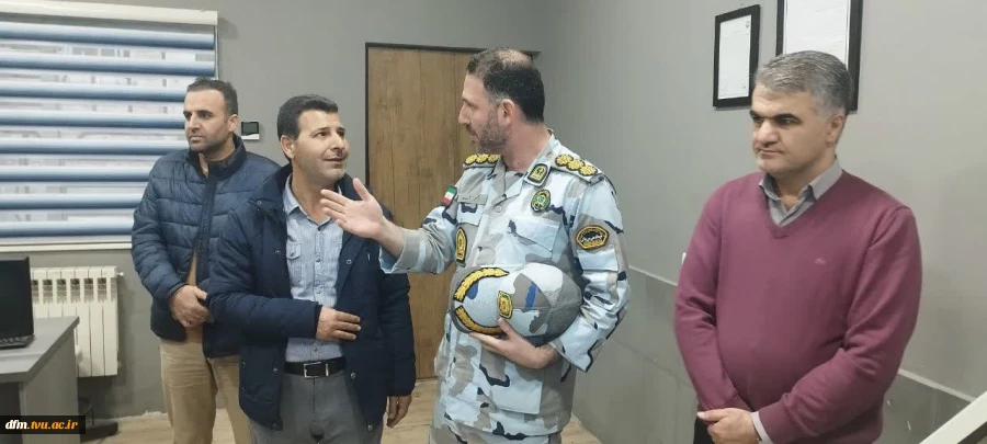 بازدید معاون آموزش مرکز آموزش دریایی فرماندهی مرزبانی علی ابن ابیطالب بابلسر از دانشکده  8