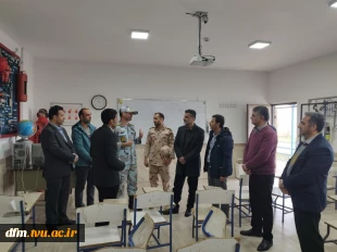 بازدید معاون آموزش مرکز آموزش دریایی فرماندهی مرزبانی علی ابن ابیطالب بابلسر از دانشکده  9